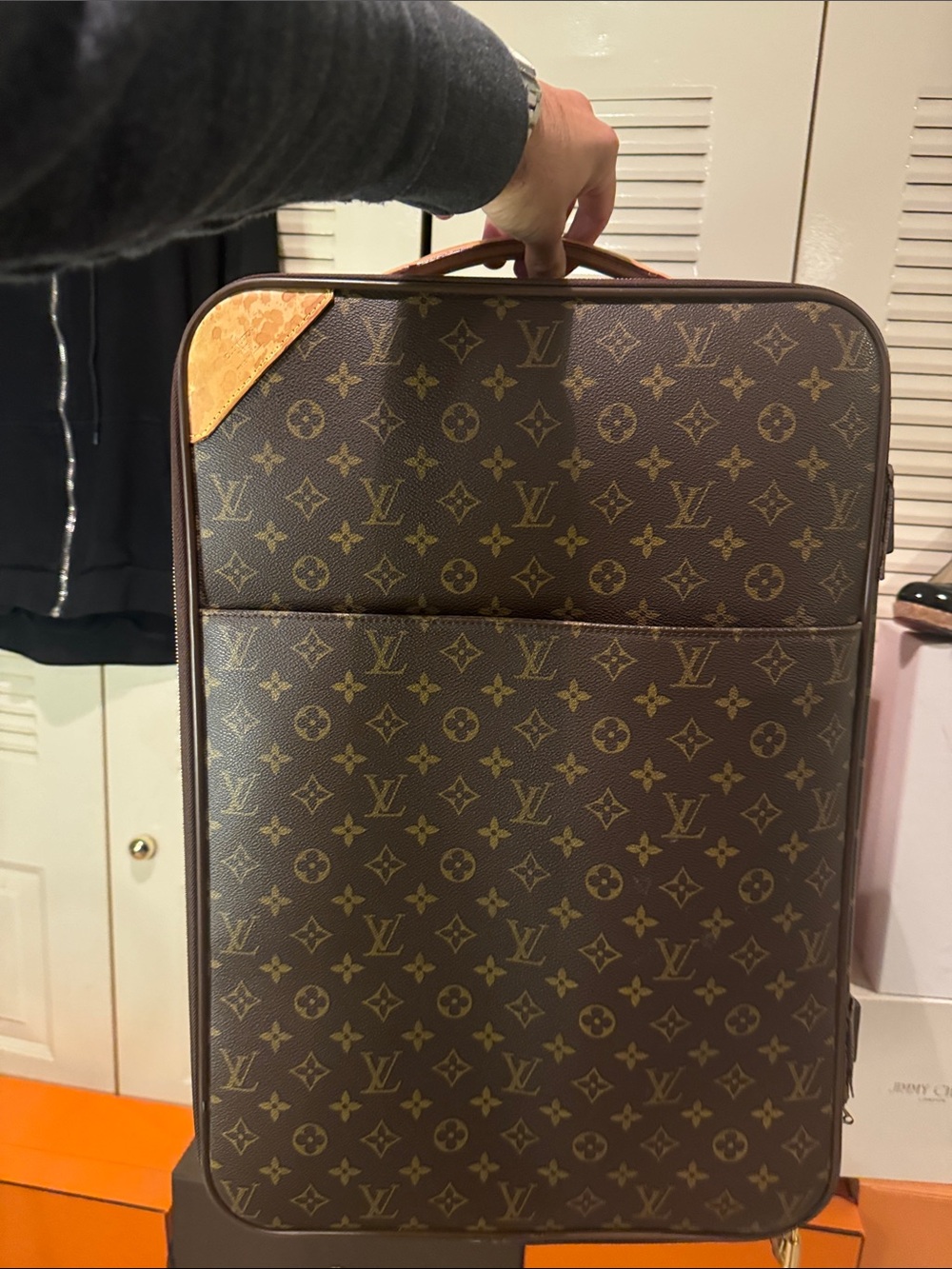 Louis Vuitton Pegase 50 Roller Suitcase